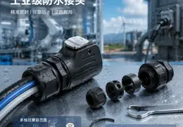 多线径兼容技术揭秘：如何选对防水连接器让工业设备告别进水隐患