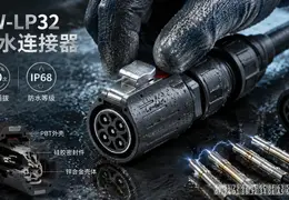深圳防水连接器厂家揭秘:EW-LP32工业防水连接器如何应对500次插拔耐久考验